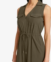 Calvin Klein Women's Sleeveless Straight-Leg Jumpsuit