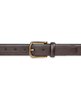 Club Room Men's Feather Edge Top Stitch Dress Belt