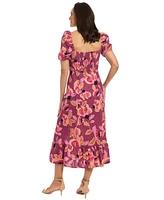 London Times Petites Printed A-Line Dress