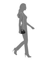 Nina Mini Moon with Cut Out Handle Satchel Bag