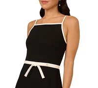 Adrianna Papell Women's Sleeveless Crepe A-Line Dress