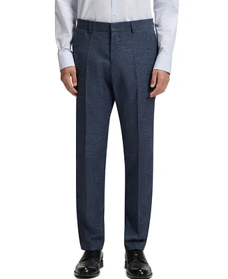 Boss by Hugo Men's Patterned Stretch Slim-Fit Pants