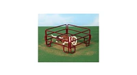 Little Buster Toys, 1/16 Scale 4 Piece Red Welded Steel Panel Corral Set