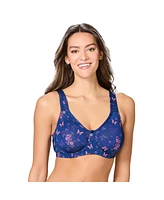 Comfort Choice Women's Plus Underwire Microfiber T-Shirt Bra