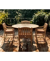Bristol 59" Round Dining Table & 4 Dining Chairs, created for Macy's