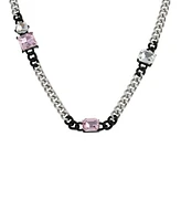 Steve Madden Punk Romance Stone Bib Necklace