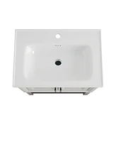 24"Bathroom Vanity with Ceramic Undermount Sink