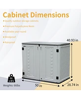 Mondawe American Style Outdoor Storage Cabinet (Single-Tier)