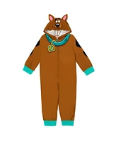 Scooby Doo Boys Warner Bros. Fleece Zip Up Cosplay Pajama Coverall