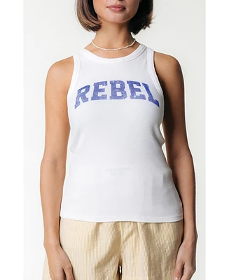Colourful Rebel Women's Sachi Rib Tanktop