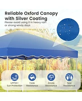 Foldable Pop-up Canopy Tent with Wheeled Carry Bag for Easy Outdoor Setup
