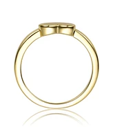 14K Gold Plated Heart Shaped Ring