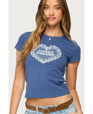 Edikted Women's Sweet Dreams T Shirt