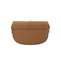 Women's The Tang-Buckle Shoulder Bag - Tan Brown