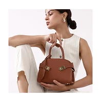 Women's The Small Meridian Hand Bag - Russet Brown