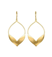 Fluttering Petals Gold Earrings