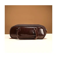 Women's The Small Retro Bowling Bag - Coffee Brown