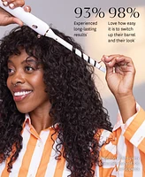 T3 Switch Kit Curl Trio Professional Ionic Interchangeable Curling Iron with 3 CeramicClip & Wand Barrels for Curling and Waving