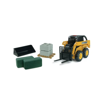 Tomy 1/16 Big Farm John Deere SkidLoader Playset