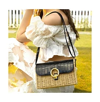Women's The Straw-Box Sling Bag
