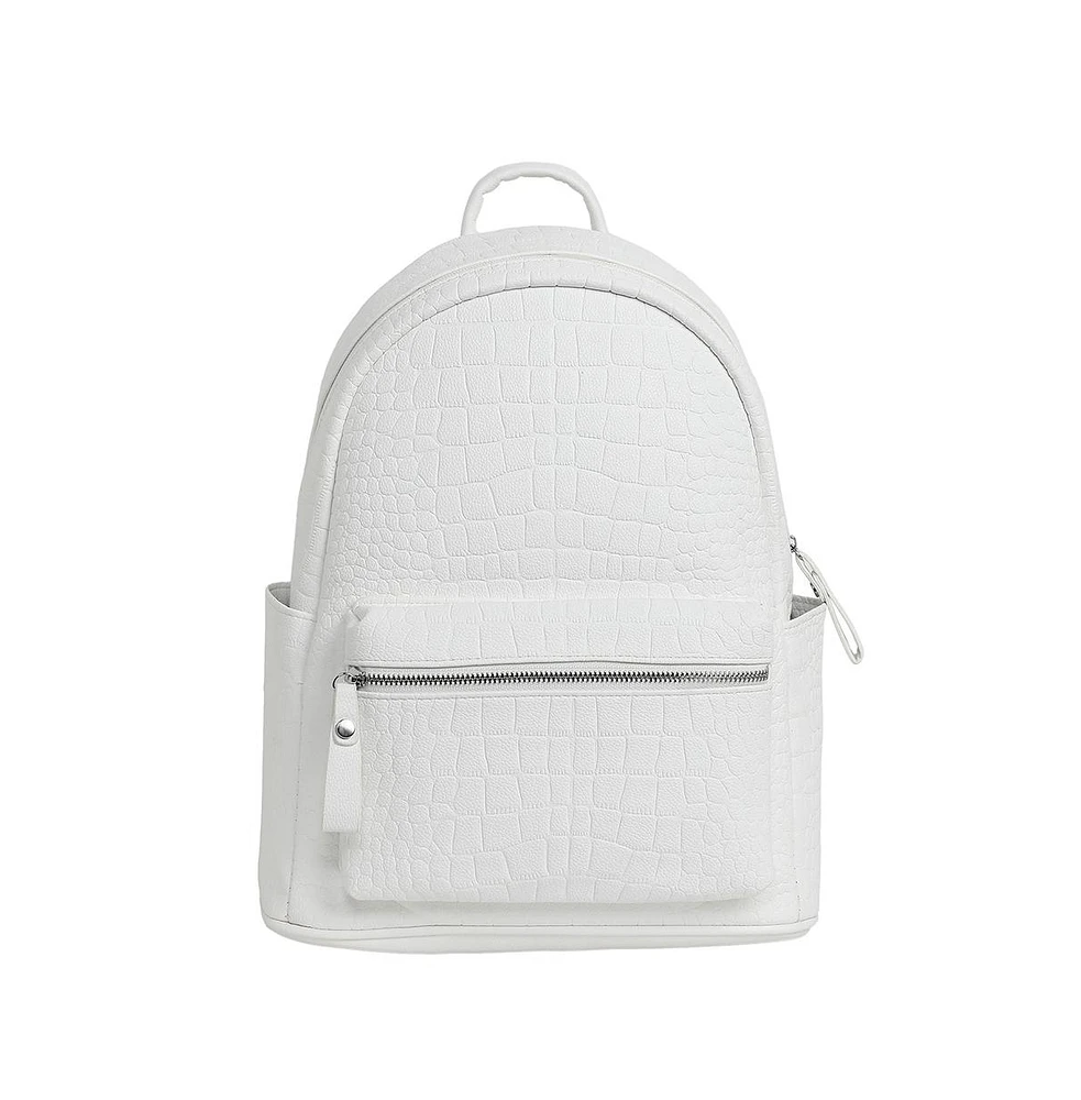 Women's The Croc Curve Backpack - Daisy White