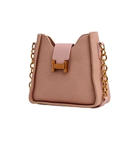 Women's The Monogram Small Shoulder Bag - Baby Pink