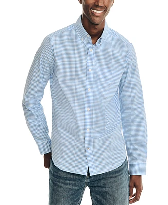 Nautica Men's Classic-Fit Gingham Plaid Button-Down Shirt