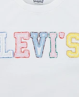 Levi's Big Girls Crochet Logo Long Sleeve T-Shirt