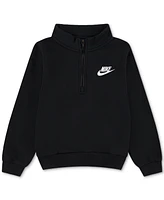 Nike Toddler & Little Kids Neutral Quarter-Zip Long-Sleeve Top