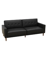 Gold Sparrow 80" Faux Leather Camden Convertible Sofa Bed, Created for Macy's