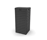 Mondawe 31 Gallon Large Outdoor Trash Can with Lid and Liquid Drawer