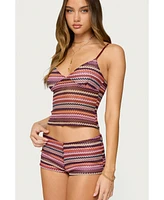 Edikted Women's Zigzag Stripe Tank Top