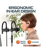 Delton 24EC Usb-c Wired Earbuds with Microphone, Ergonomic In-Ear Design with Ear Hook, Hi-Fi Stereo Sound and In-Line Remote Control, Usb C Earphone