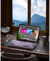Risokeys 75% Mechanical Gaming Keyboard, Gasket Hot Swappable Wired Custom Creamy Keyboard with 5-Layer Sound Dampening, Knob Control, Rgb Backlit, Nk