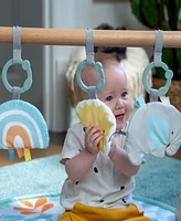 Ingenuity Infant Sun Valley Wooden Toy Arch Baby Play Mat