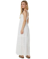 Roxy Juniors' Lily Bloom Cotton Sleeveless Maxi Dress