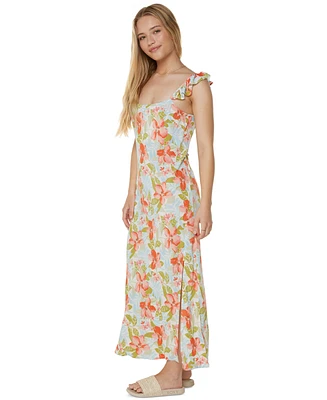 Roxy Juniors' Daydreamer Printed Sleeveless Maxi Dress
