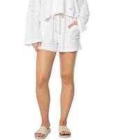 Roxy Juniors' Sunny Coast High Rise Drawstring-Waist Shorts