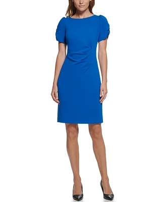 Karl Lagerfeld Paris Women's Short-Sleeve Sheath Dress