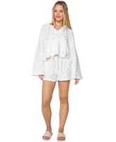 Roxy Juniors' Rich Coast Solid Hooded Sweatshirt