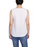 Ny Collection Women's Sleeveless V-Neck Blouse