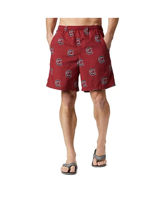 Columbia Men's Garnet South Carolina Gamecocks Backcast Iii Printed Shorts