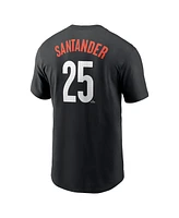 Nike Men's Anthony Santander Black Baltimore Orioles Fuse City Connect Name Number T-Shirt