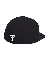 Adidas Men's Black Texas Tech Red Raiders On-Field Fitted Baseball Hat