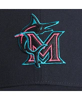Nike Men's Black Miami Marlins 2025 City Connect Performance Adjustable Hat