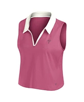 Fanatics Women's Pink Philadelphia Phillies Studio Wellness V-Neck Tank Top