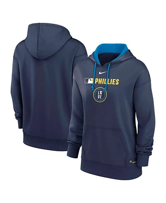 Nike Women's Royal Philadelphia Phillies Authentic Collection City Connect Performance Pullover Hoodie