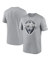 Nike Men's Silver Dallas Cowboys Legend Icon Performance T-Shirt