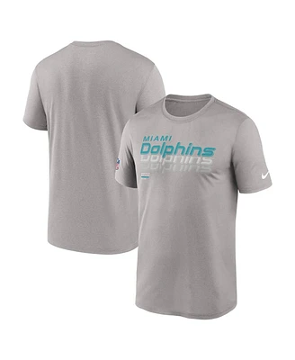 Nike Men's Gray Miami Dolphins Sideline Legend Performance T-Shirt