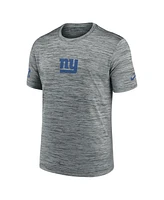 Nike Men's Gray New York Giants Sideline Velocity Performance T-Shirt